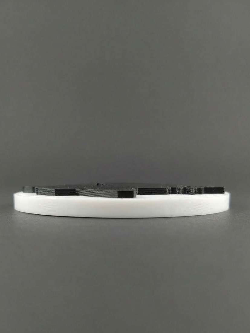 Dual-Color Raised Bonsai Coaster