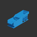 Battery Holder - Blue