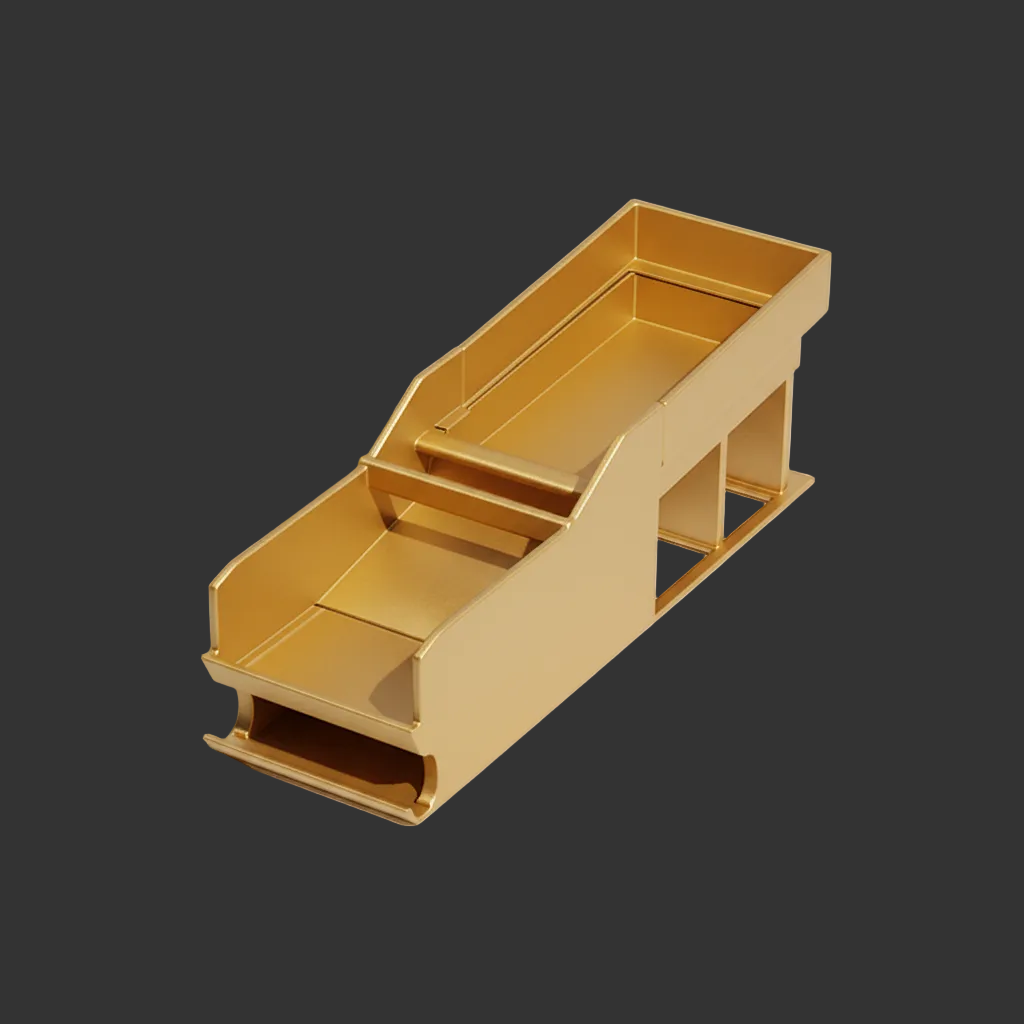 Battery Holder - Silk Gold