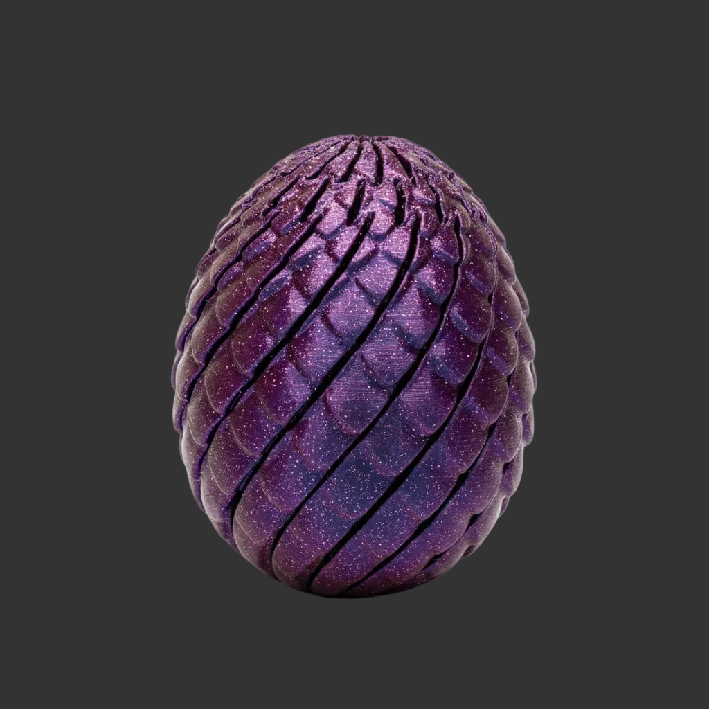 Dragon Egg Fidget - Sparkly Purple