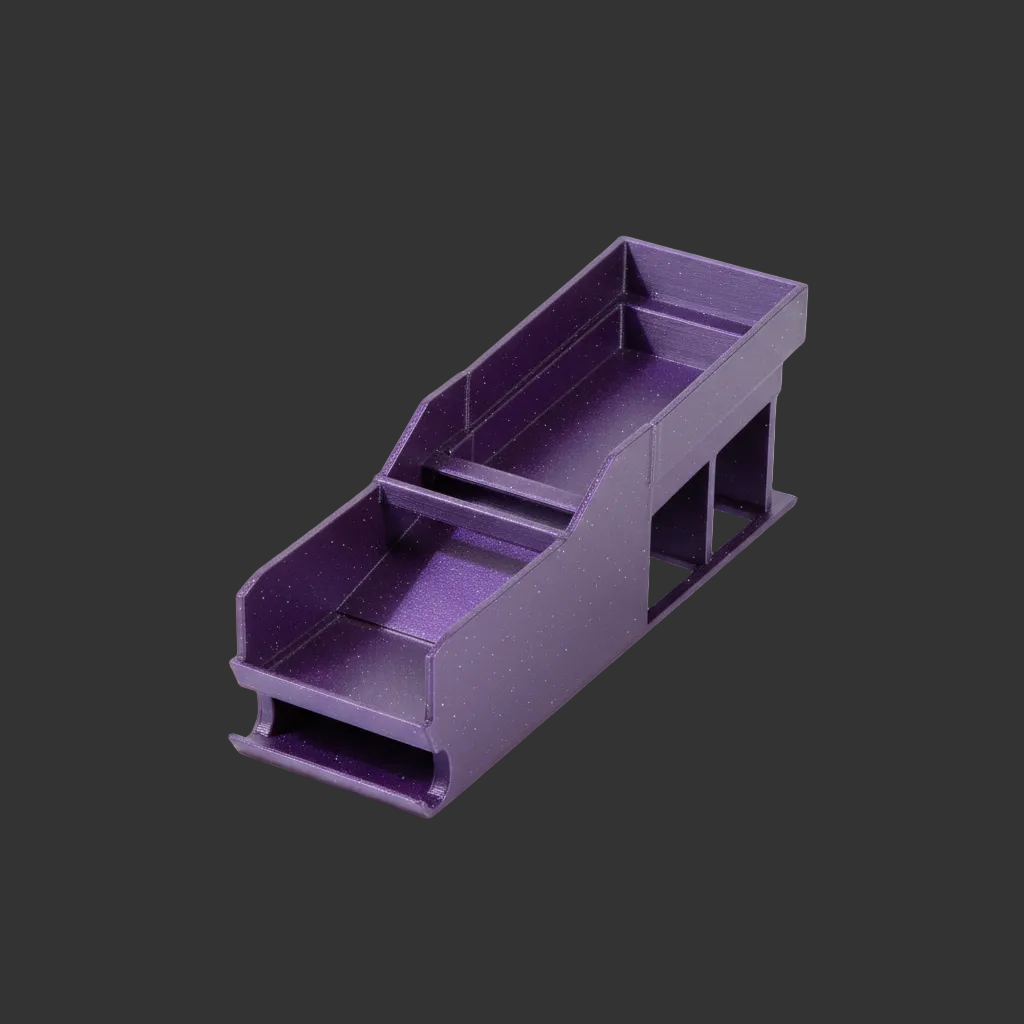 Gravity Auto-Sort Battery Holder - Sparkly Purple